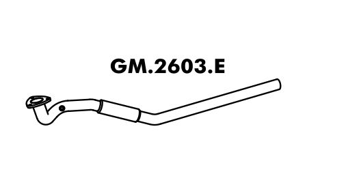 Tubo Corsa 1.0 8V / 1.4 8V Hatch / Sedan Flex 09/2005 A 2012 Gii