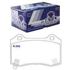 Pastilha Freio Grand Cherokee Traseira Sistema Brembo 2131 SYL