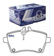 Pastilha Freio Classe A Hatch Dianteira Sistema TRW 2301 SYL