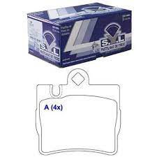 Pastilha De Freio Traseira - Sistema Teves - Mb S500 98> / Mb S55 Amg 99 A 02 / Mb S600 00 A 01 - Syl2303
