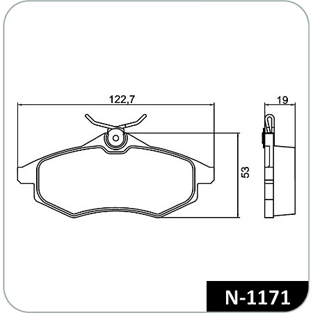 Pastilha Freio Citroen C3 Dianteira Sistema Sumitomo 1171 SYL