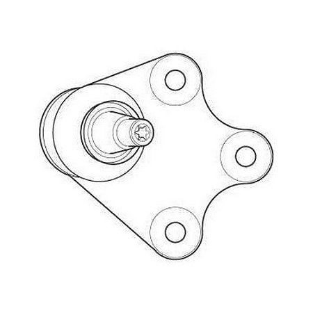 Pivo Suspensao Crossfox Dianteiro - Esquerdo