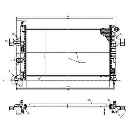 Radiador Astra / Vectra / Zafira - Agua C/ Ar