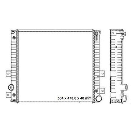 RADIADOR MERCEDES BENS