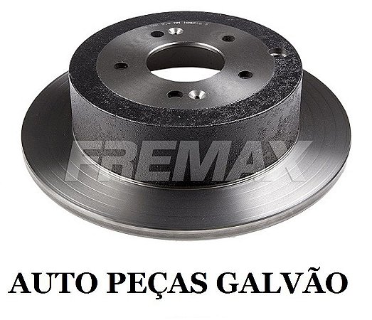 Disco Freio Santa Fé/Kia Sorento Traseiro S/ Cubo BD5110 Fremax Par