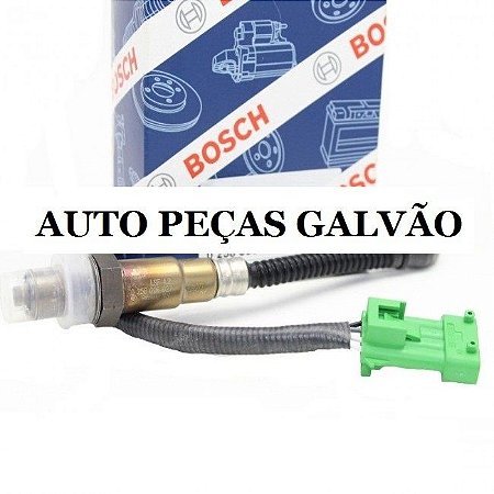 Sonda Lambda Peugeot 206 / Citroen 4 Fios Cinza/Verde