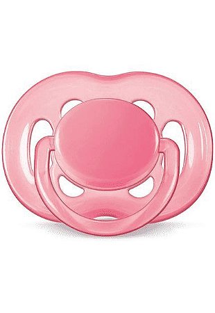 Chupeta Freeflow 6 18m Rosa Philips Avent Coronelzinho A Super Loja Do Bebe
