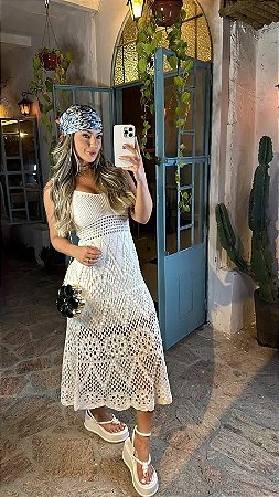 Vestido Midi Frida Branco