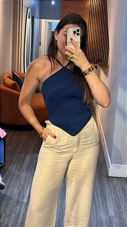 Cropped Valentina Azul