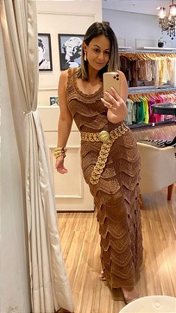 Vestido Dubai Marrom
