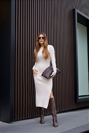 Vestido Midi Botões