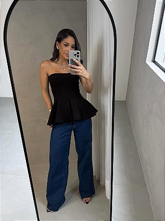 Peplum Ariel Preta