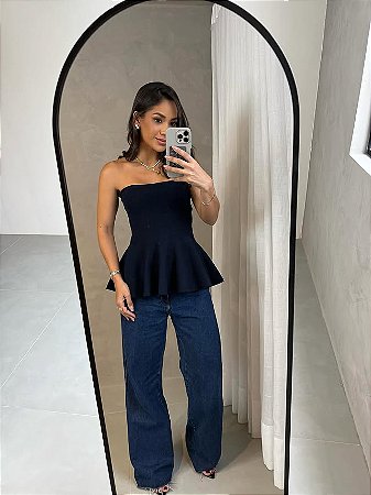 Peplum Ariel Azul