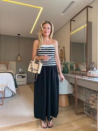 Vestido Navy Preto