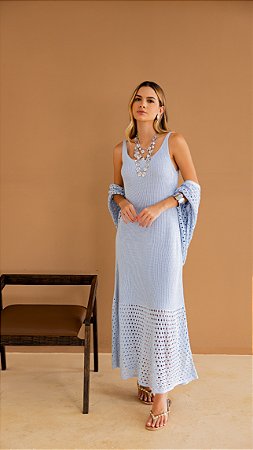 Conjunto Midi Laise Azul Bebê