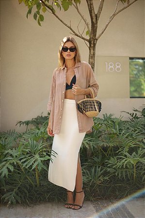 Saia Midi Off White