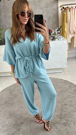 Conjunto Kim Azul