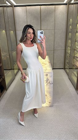 Vestido Cannes Off White