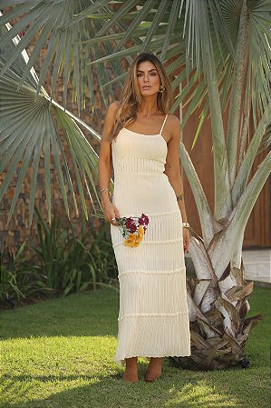 Vestido Ilhabela Creme