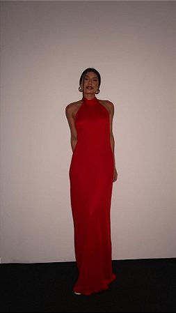 Vestido Longo Amalfi Vermelho