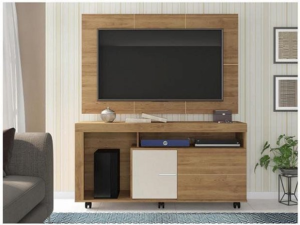 Rack com Painel Prince para TV até 50”
