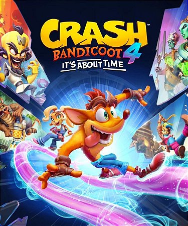 Jogo Crash Bandicoot 4 Its About Time Ps4 Mídia Física