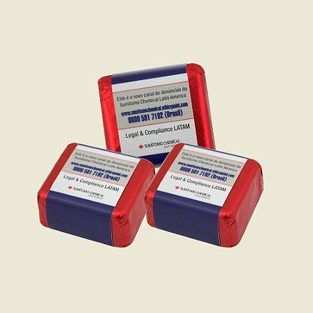 Kit Trufa com rótulo personalizado com recheio a sua escolha | 30 unidades