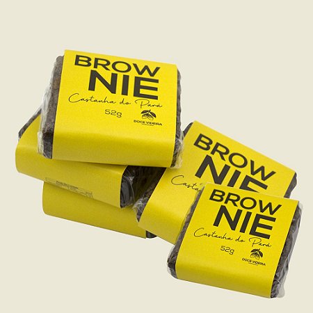 Combo brownie de chocolate com castanha do Pará | 8 unidades