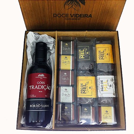 Caixa Vinho 2 Divisórias
