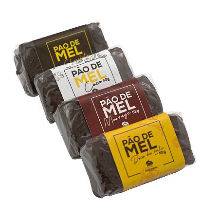 Caixa MDF 12 Pães de Mel Sortidos