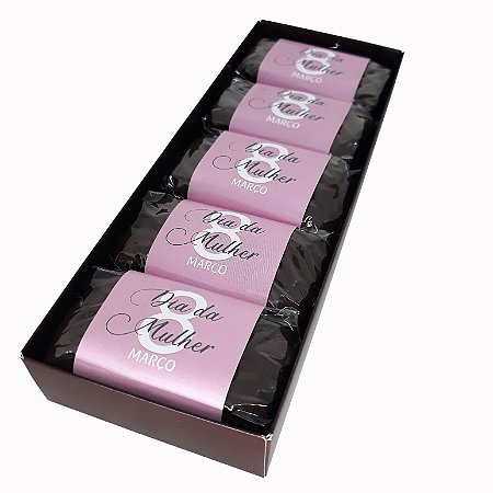 Caixa 5 Pães de Mel Doce de Leite - Dia da Mulher