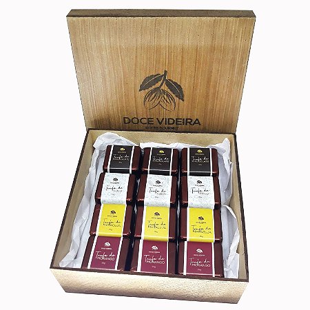 Caixa MDf Trufa Artesanal 12 Unidades