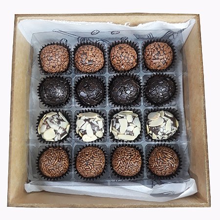 Caixa MDF 16 Brigadeiros