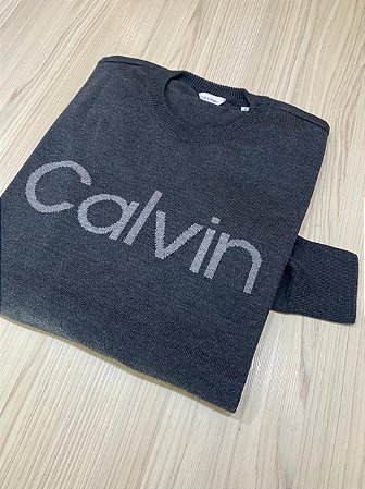 Sueter Calvin Klein Tricot Liso Masculino