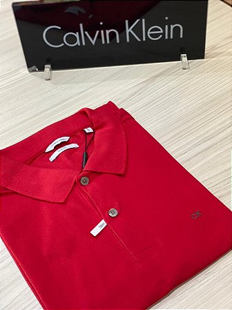Polo Calvin Klein Sem Friso Masculino
