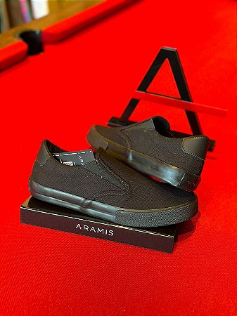 Sapatênis Aramis Flat Yacht All Black Masculino