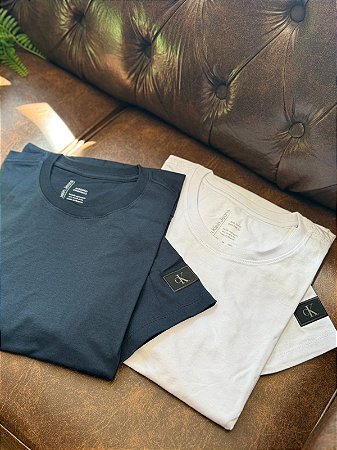 Camiseta Calvin Klein Patch Manga Masculina