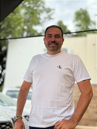 Camiseta Calvin Klein Jeans Logo Basico Peito 2 Masculina
