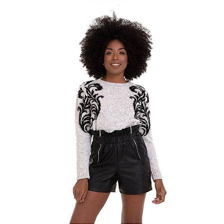 TRICOT CROPPED ESTAMPADO