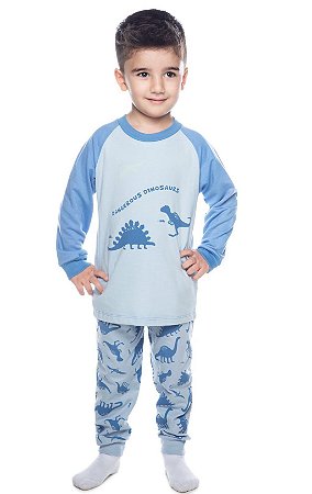 Pijama Infantil Masculino Moletinho Dino Have Fun 10 ao 16