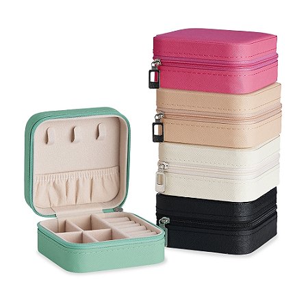 Porta Joias em Couro Sintético