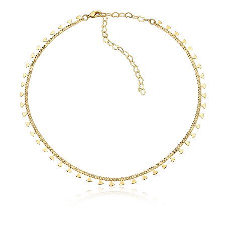 Choker com mini triângulos
