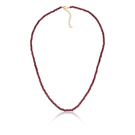 Colar com rubis indianos