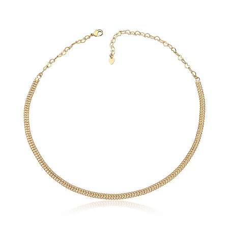 Choker malha dupla