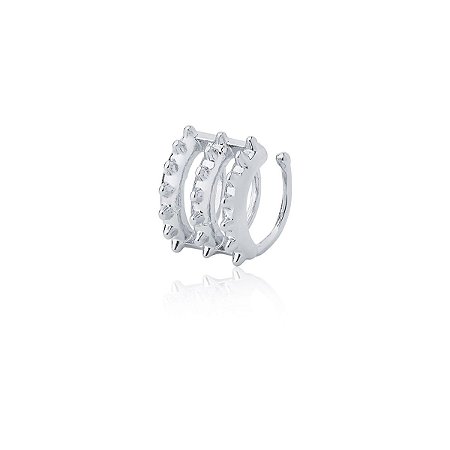 Piercing spike (ródio branco)