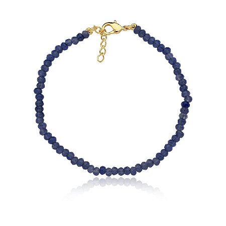 Pulseira com safiras indianas