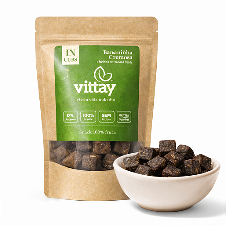 Bananinha Cremosa com farinha de banana verde - GRANEL