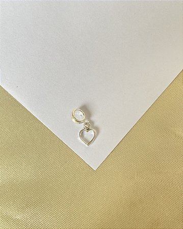 Berloque Coração Vazado