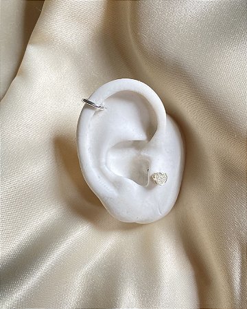 Piercing Hélix Liso Click em Prata 925