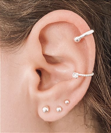 Trio Ponto de Luz Prata